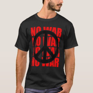 T-SHIRT SYMBOLE DE LA PAIX PAS D'ANNONCE DE LA GUERRE SYMB