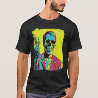 T-shirt SYMBOLE DE LA PAIX Squelette T Chemise