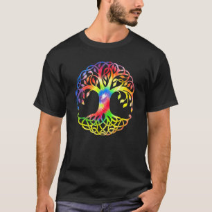 T-shirt Symbole de l'arbre de vie Couleur 1