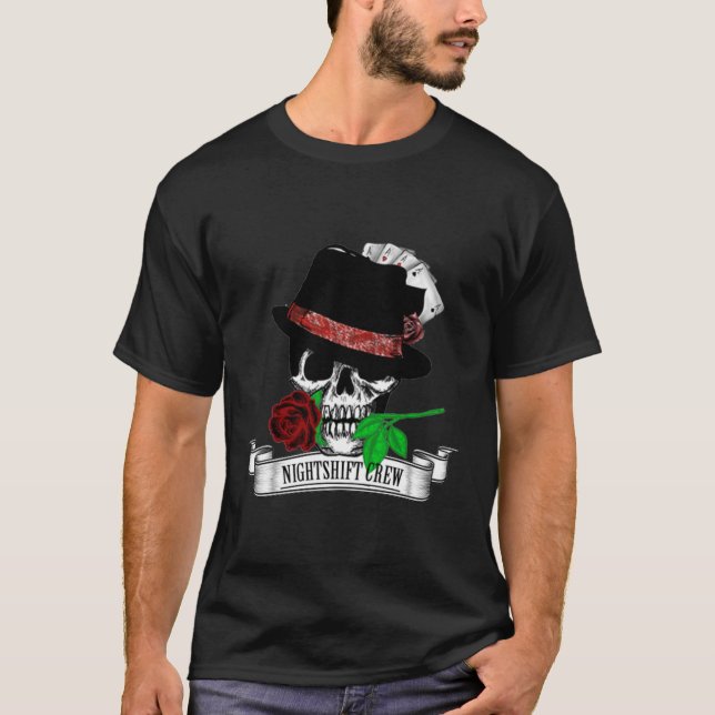 T-shirt Symbole de l'équipage de nuit (Devant)