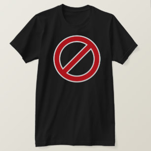 T-shirt Symbole de l'interdiction Sign/No