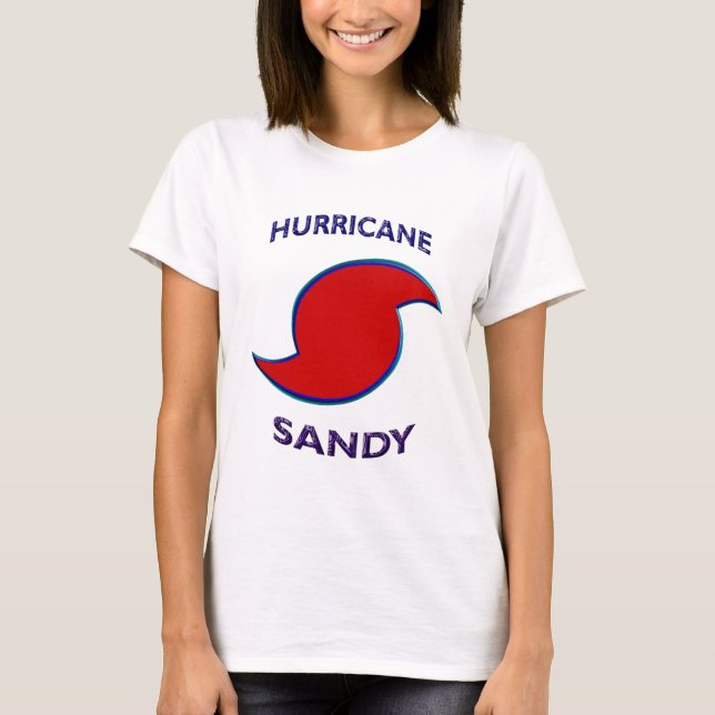 T-shirt Symbole de l'ouragan Sandy (Devant)