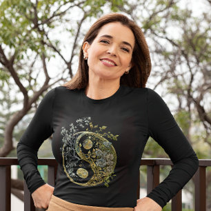 T-shirt Symbole de méditation spirituelle du cool Yin et Y