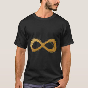 T-shirt Symbole de neurodiversité Golden Infinity - Autism
