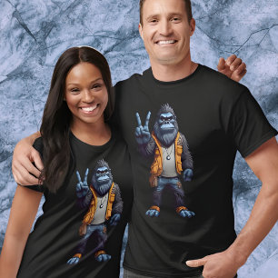 T-shirt SYMBOLE DE PAIX Bigfoot Sasquatch