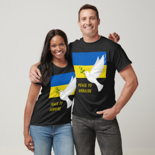 T-shirt Symbole de paix de la colombe blanche pour la paix
