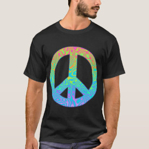 T-shirt Symbole de paix dégradé