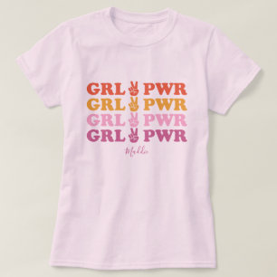 T-SHIRT SYMBOLE DE PAIX FILLE