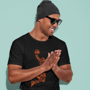 T-shirt Symbole de paniers de basketball Slam Jump Time