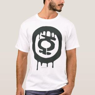 T-shirt Symbole de peinture à lanterne verte