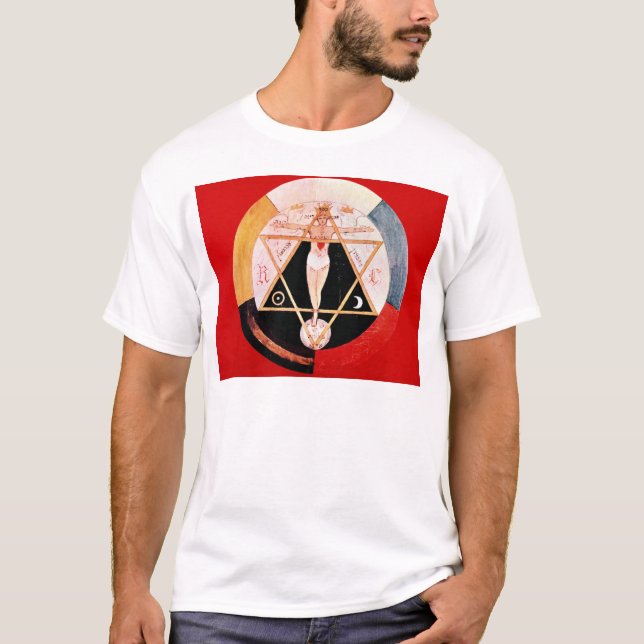 T-shirt Symbole de Rosicrucian de l'ordre hermétique (Devant)