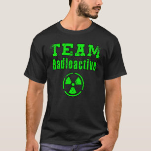 T-shirt Symbole de signe radioactif de l'équipe Nucléaire