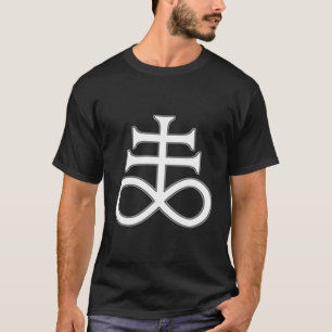 T-shirt Symbole de soufre noir Alchimie Léviathan Croix Sa