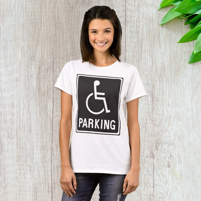 T-shirt Symbole de stationnement en fauteuil roulant (Créateur téléchargé)