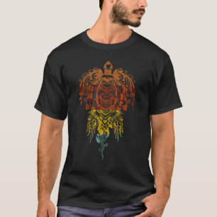 T-shirt Symbole de tatouage polynésien hawaïen Tribalturtl