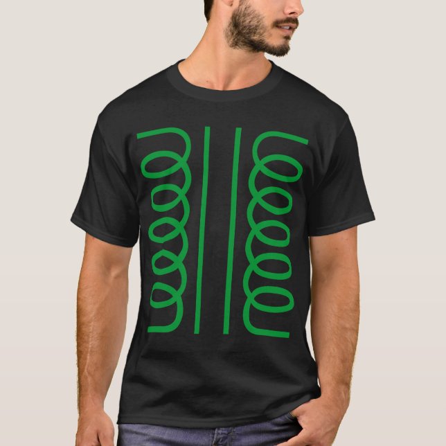 T-shirt Symbole de transformateur électrique (Devant)