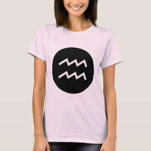 T-shirt Symbole de Verseau - customisé