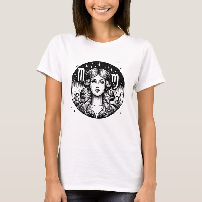 T-shirt Symbole de virus du signe Horoscope (Devant)