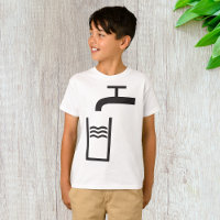 Symbole d'eau du robinet