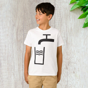 T-shirt Symbole d'eau du robinet