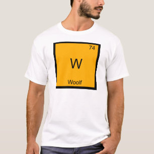 T-Shirt symbole d'élément de chimie drôle W - Wool