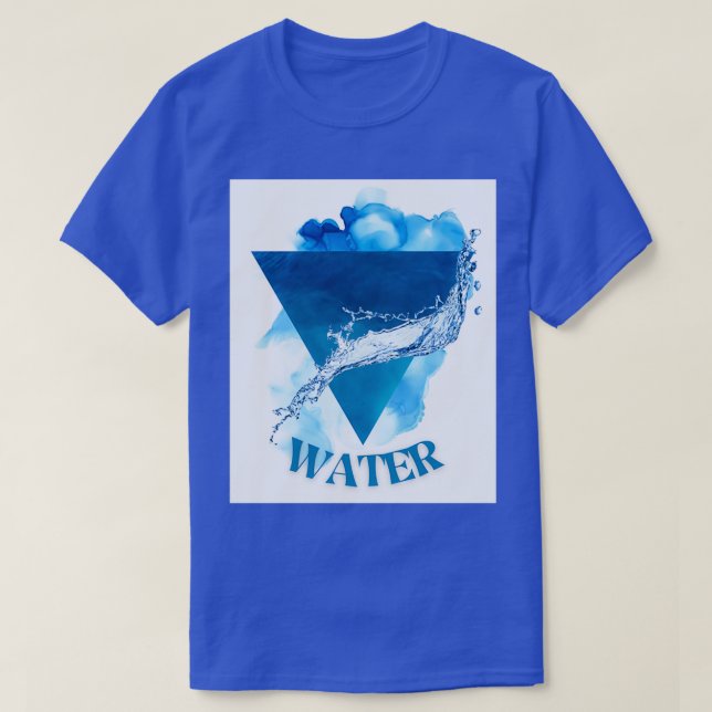 T-shirt Symbole d'élément d'eau (Design devant)