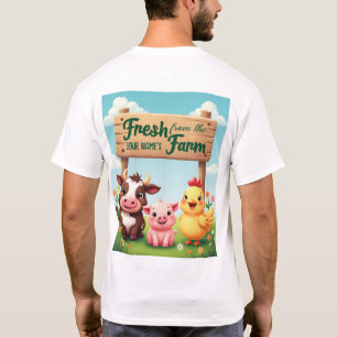 T-shirt Symbole des animaux de ferme