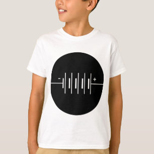 T-shirt Symbole des piles cerclées