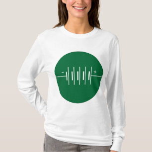 T-shirt Symbole des piles cerclées