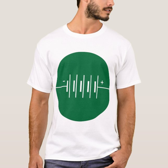 T-shirt Symbole des piles cerclées (Devant)