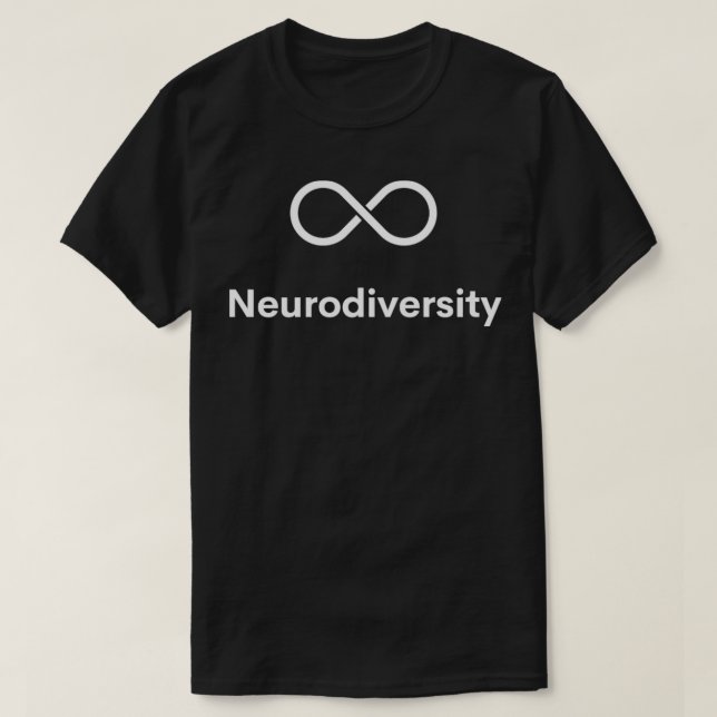 T-shirt Symbole d'infini neurodiversité (Design devant)