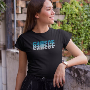T-shirt Symbole du cancer du zodiaque Couleur d'alimenta
