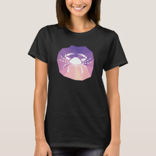 T-shirt Symbole du cancer du zodiaque design moderne