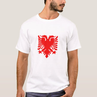 T-shirt Symbole du drapeau albanais