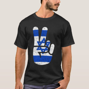 T-shirt Symbole du drapeau d'Israël - Grande Paix