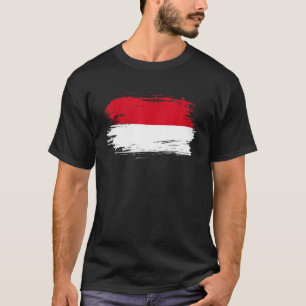 T-shirt Symbole du drapeau indonésien I Lol