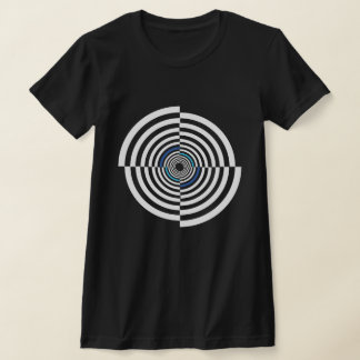 T-shirt symbole du mauvais œil, illusion d'optique