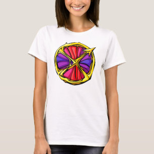 T-shirt Symbole du Sagittaire couleur pierre précieuse
