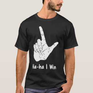 T-shirt Symbole du signe perdant de la poignée perdue