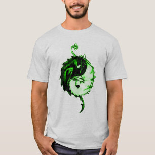 T-shirt Symbole d'unité de dragon vert