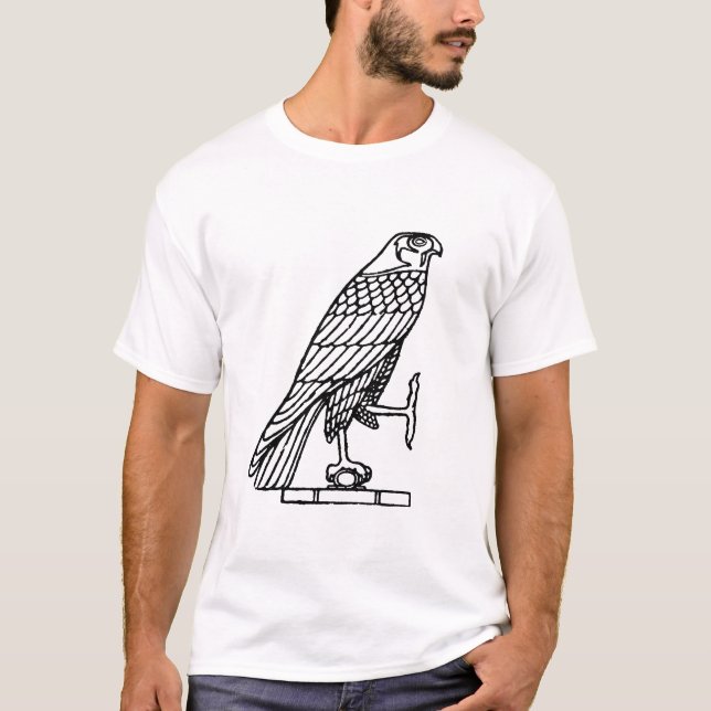 T-shirt Symbole égyptien : Faucon (Devant)