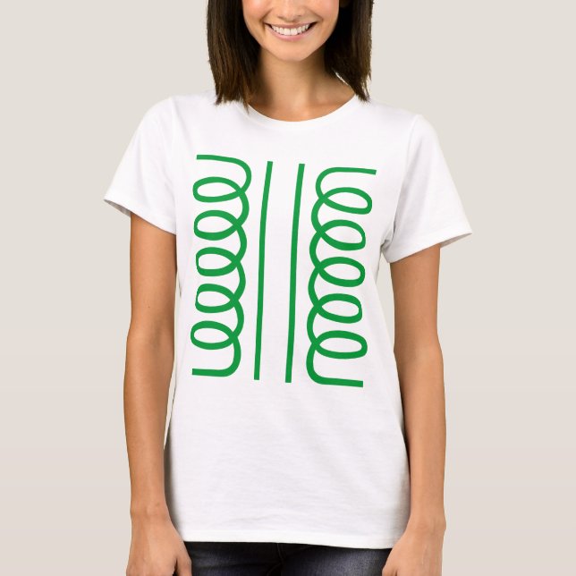 T-shirt Symbole électrique de transformateur (Devant)