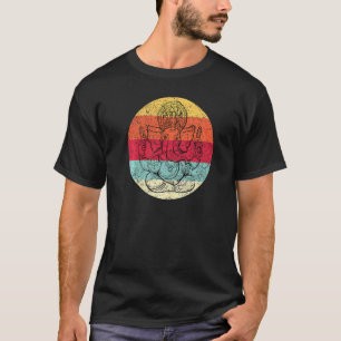 T-shirt Symbole Ganesh Yoga Dieu Hindou Ganesha Hommes Fem