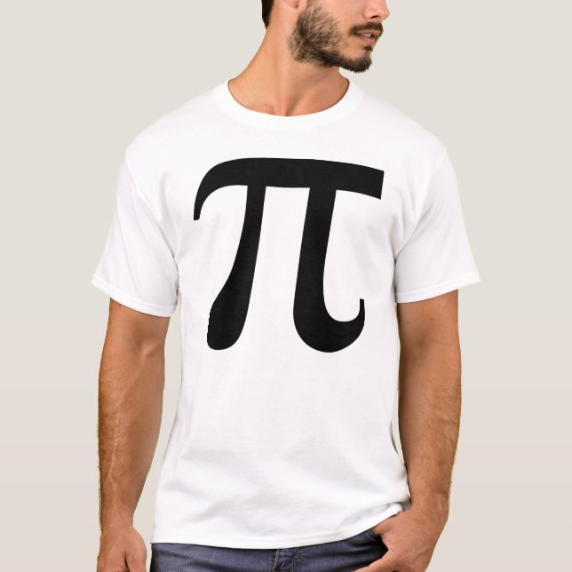 T-shirt Symbole géant "Pi" (Devant)