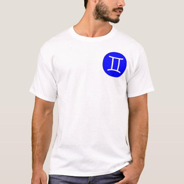 T-shirt Symbole Gemini - Poche (Devant)