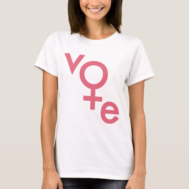 T-shirt Symbole genre des votes des femmes (Devant)