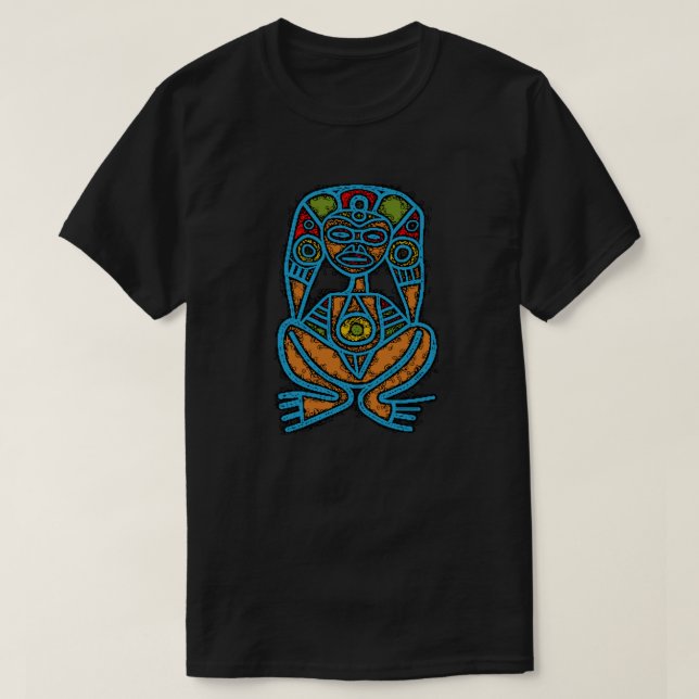 T-shirt Symbole indigène de la déesse Atabey (Design devant)