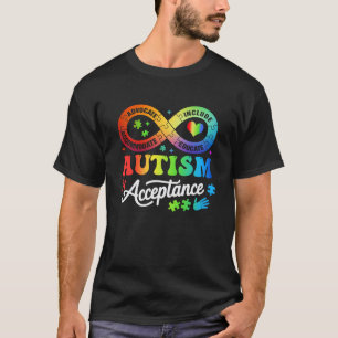 T-shirt Symbole infini d'acceptation et de sensibilisation