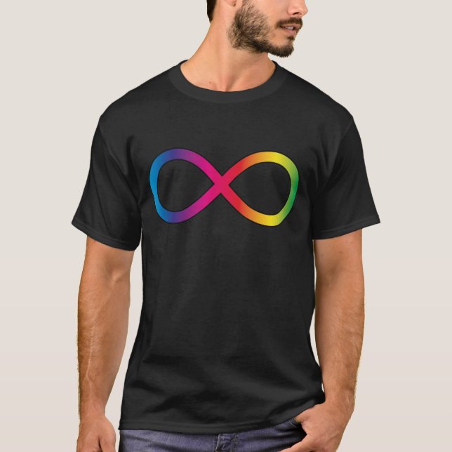 T-shirt Symbole infini de la neurodiversité (Devant)