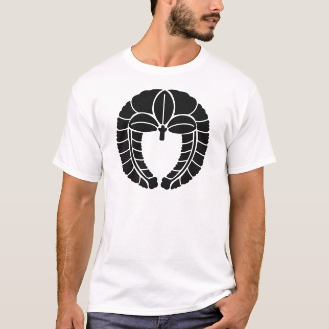 T-shirt Symbole japonais de la crête de famille (KAMON) (Devant)